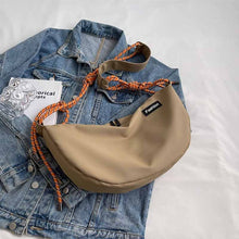 画像をギャラリービューアに読み込む, カジュアルな百合ナイロン布の小さなバッグ新型女性バッグ流行爆発型斜めショルダーバッグおしゃれなワンショルダー餃子バッグ