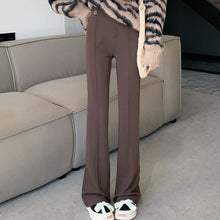画像をギャラリービューアに読み込む, 韓国ファッションフレアパンツ ブーツカットロングパンツレデイーズカジュアルパンツ
