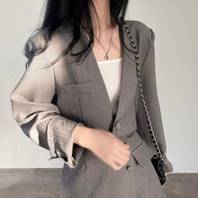 画像をギャラリービューアに読み込む, 韓国ファッションセットアップラップスカート風トップスとショートパンツ スーツワンピース通勤レデイーズ