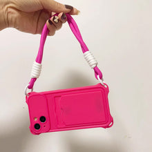 画像をギャラリービューアに読み込む, カードストラップ携帯電話ケーストラップ付きiPhone 15 iPhone 16 スマホケース韓国ファッション