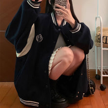 画像をギャラリービューアに読み込む, 原宿系スタイル ファッション おしゃれスボールジャケットスタジャンアウタージャケットストリートHIPHOPメンズ奇抜派手ワッペン大きいサイズバイカラーヒップホップ