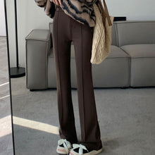 画像をギャラリービューアに読み込む, 韓国ファッションフレアパンツ ブーツカットロングパンツレデイーズカジュアルパンツ