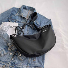 画像をギャラリービューアに読み込む, カジュアルな百合ナイロン布の小さなバッグ新型女性バッグ流行爆発型斜めショルダーバッグおしゃれなワンショルダー餃子バッグ