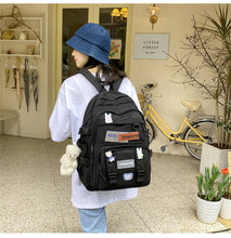 画像をギャラリービューアに読み込む, 大容量カジュアルバッグ バックパックリュック韓国風おしゃれ 中学 大学 学生 シンプル 通勤 軽量通学