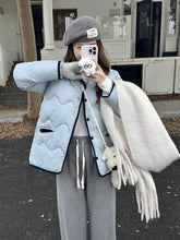 画像をギャラリービューアに読み込む, Poloポロカラーコットンコート秋冬厚くて暖かいルーズコットンコート韓国ファッションレデイーズカジュアトップス