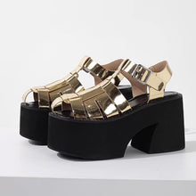 画像をギャラリービューアに読み込む, 厚底で安定感があり厚底サンダル 靴 レディースシューズ個性的奇抜可愛いおしゃれ美足 脚長