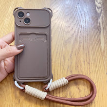 画像をギャラリービューアに読み込む, カードストラップ携帯電話ケーストラップ付きiPhone 15 iPhone 16 スマホケース韓国ファッション