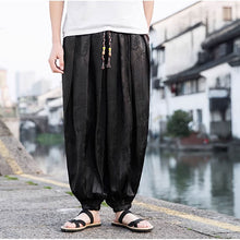 画像をギャラリービューアに読み込む, ストリート系シンプルゆったりカジュアルパンツメンズクールな生地ドラゴンパターン