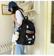 画像をギャラリービューアに読み込む, 大容量カジュアルバッグ バックパックリュック韓国風おしゃれ 中学 大学 学生 シンプル 通勤 軽量通学
