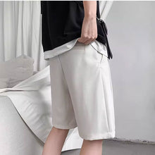 画像をギャラリービューアに読み込む, ストリート系スーツパンツショート丈ゆったりパンツメンズ