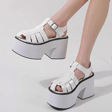 画像をギャラリービューアに読み込む, 厚底で安定感があり厚底サンダル 靴 レディースシューズ個性的奇抜可愛いおしゃれ美足 脚長