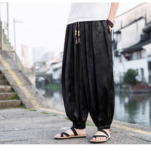 画像をギャラリービューアに読み込む, ストリート系シンプルゆったりカジュアルパンツメンズクールな生地ドラゴンパターン