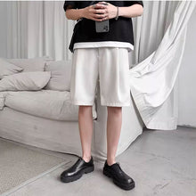 画像をギャラリービューアに読み込む, ストリート系スーツパンツショート丈ゆったりパンツメンズ