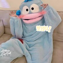 画像をギャラリービューアに読み込む, かわいい韓国っぱ醜い魚秋冬 厚 着ぐるみパジャマSNS人気パジャマ テレタビーズワンピースパジャマ