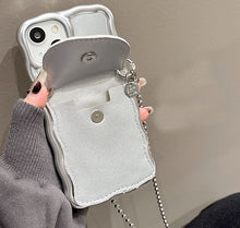 画像をギャラリービューアに読み込む, スマホケースiphone ケース カードホルダー付き 韓国風斜め掛け ケース落下防止携帯電話ケース
