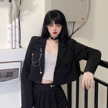 画像をギャラリービューアに読み込む, 原宿風ストリート 個性派ダンス衣装セットアップジャケットとパンツレデイーズカジュアルセット