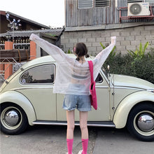 画像をギャラリービューアに読み込む, 長袖 メッシュトップス 透け感ダンス 衣装 個性的 服 ストリート系シャツレディース韓国ファッション