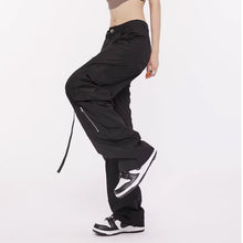 画像をギャラリービューアに読み込む, 原宿系ストリート系ダンスパンツカーゴパンツ ワイドパンツ ジップ付き