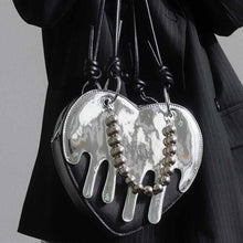 画像をギャラリービューアに読み込む, ハート型のパーソナライズされたチェーンバッグ、新しいミニバッグ、オールマッチメッセンジャーバッグ、ショルダーバッグ