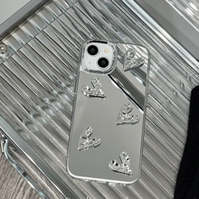 画像をギャラリービューアに読み込む, ハート型のiPhoneケースハートモチーフ 背面ミラー iphoneケース