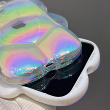 画像をギャラリービューアに読み込む, ファッション iphone ケース可愛らしいiphoneケースくま オーロラ iphoneケース