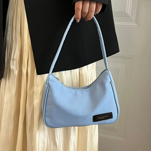 画像をギャラリービューアに読み込む, すべてマッチショルダーバッグハンドキャリー小さなバッグナイロン ワンショルダー ハンドバッグ ミニバッグ 鞄 シンプル ベーシック カジュアル
