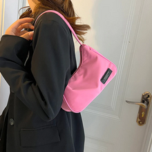 画像をギャラリービューアに読み込む, すべてマッチショルダーバッグハンドキャリー小さなバッグナイロン ワンショルダー ハンドバッグ ミニバッグ 鞄 シンプル ベーシック カジュアル
