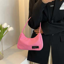 画像をギャラリービューアに読み込む, すべてマッチショルダーバッグハンドキャリー小さなバッグナイロン ワンショルダー ハンドバッグ ミニバッグ 鞄 シンプル ベーシック カジュアル