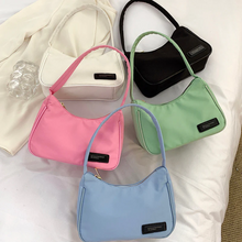 画像をギャラリービューアに読み込む, すべてマッチショルダーバッグハンドキャリー小さなバッグナイロン ワンショルダー ハンドバッグ ミニバッグ 鞄 シンプル ベーシック カジュアル