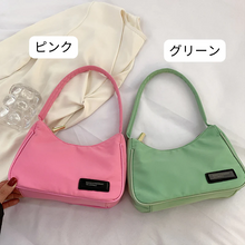 画像をギャラリービューアに読み込む, すべてマッチショルダーバッグハンドキャリー小さなバッグナイロン ワンショルダー ハンドバッグ ミニバッグ 鞄 シンプル ベーシック カジュアル
