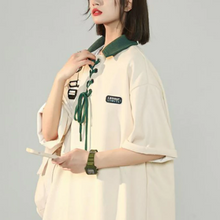 画像をギャラリービューアに読み込む, 夏ルーズ半袖ショートパンツカジュアルスポーツスーツ2ピース韓国カジュアルスーツ