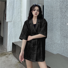 画像をギャラリービューアに読み込む, ゆったり半袖シャツジャケット 透けジャケット