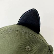 画像をギャラリービューアに読み込む, かわいい猫耳アビエイター サングラス ベースボール キャップ ヒップホップ サングラス キャップ