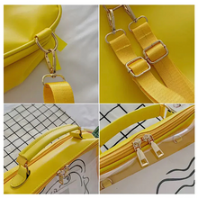 画像をギャラリービューアに読み込む, 新しい韓国語バージョンの透明バックパックシングルショルダーバックパックショルダーバッグメッセンジャーバッグ人形バッグ大容量バッグかわいい学生通学