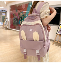 画像をギャラリービューアに読み込む, 大容量防水リュックかわいいサうさ耳バックパック学生通学韓国ファッションカレッジ風