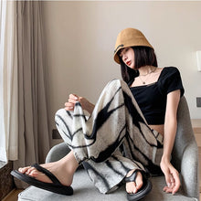 画像をギャラリービューアに読み込む, 原宿系ダンス洋服ハイウエスト タイダイパンツボトムス イージーパンツレデイーズカジュアルパンツシフォンワイドレッグパンツ