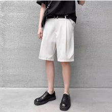 画像をギャラリービューアに読み込む, ストリート系スーツパンツショート丈ゆったりパンツメンズ