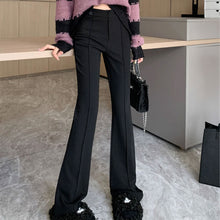 画像をギャラリービューアに読み込む, 韓国ファッションフレアパンツ ブーツカットロングパンツレデイーズカジュアルパンツ