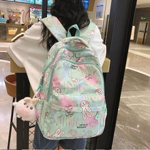 画像をギャラリービューアに読み込む, 大容量防水リュックサック 通学 バックパック 学生 シンプル 通勤 軽量うさぎ柄かわいい韓国っぱパック