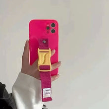 画像をギャラリービューアに読み込む, 韓国ファッションストラップ付き iphoneケース 落下防止韓国風斜め掛け ケース落下防止携帯電話ケース