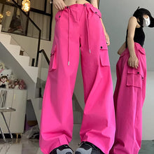 画像をギャラリービューアに読み込む, カーゴパンツダンス衣装ヒップホップHIPHOP原宿系ファッションダンサー ヒップホップガーリー系ゆったりハイウエスト