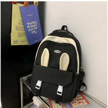 画像をギャラリービューアに読み込む, かわいいリュック防水バックパック通勤 通学 カジュアル軽量シンプル バック 個性派 バック うさぎの耳付き学生用