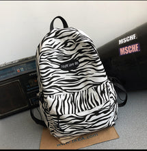 画像をギャラリービューアに読み込む, 韓国系ヒョウ柄バックパック アニマル柄 カジュアル大容量通学ヒョウ柄リュック