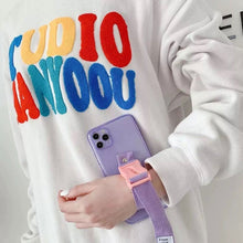 画像をギャラリービューアに読み込む, 韓国ファッションストラップ付き iphoneケース 落下防止韓国風斜め掛け ケース落下防止携帯電話ケース