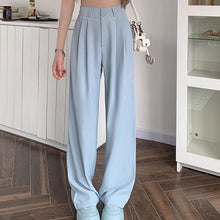 画像をギャラリービューアに読み込む, 韓国ファッションフレアパンツ美脚見えカジュアルレデイーズ気質パンツレデイーズハイウエストパンツ