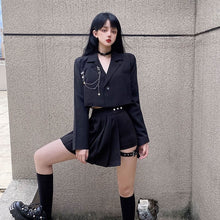 画像をギャラリービューアに読み込む, 原宿風ストリート 個性派ダンス衣装セットアップジャケットとパンツレデイーズカジュアルセット