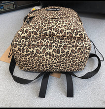 画像をギャラリービューアに読み込む, 韓国系ヒョウ柄バックパック アニマル柄 カジュアル大容量通学ヒョウ柄リュック