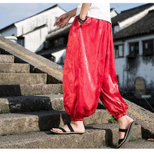 画像をギャラリービューアに読み込む, ストリート系シンプルゆったりカジュアルパンツメンズクールな生地ドラゴンパターン