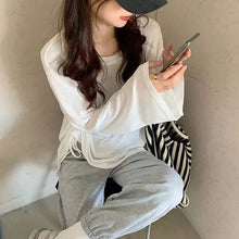 画像をギャラリービューアに読み込む, 韓国ファッションシルクサンスクリーントップスレースアップルーズ透明レデイーズ