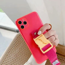 画像をギャラリービューアに読み込む, 韓国ファッションストラップ付き iphoneケース 落下防止韓国風斜め掛け ケース落下防止携帯電話ケース